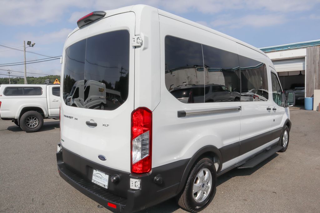 2019 Used Ford Transit Passenger Wagon T 150 130 Med Roof Xlt Sliding Rh Dr Van Available At 1604